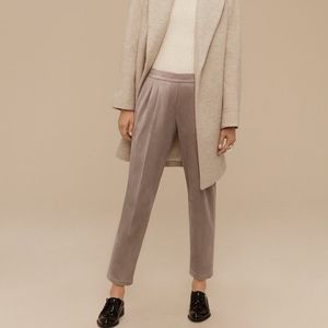 NWOT Babaton Cohen Faux Suede Trousers